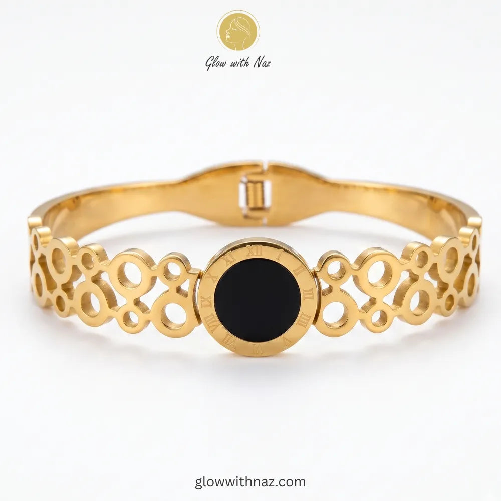 Eterna Roman Medallion Hand Cuff Bracelets