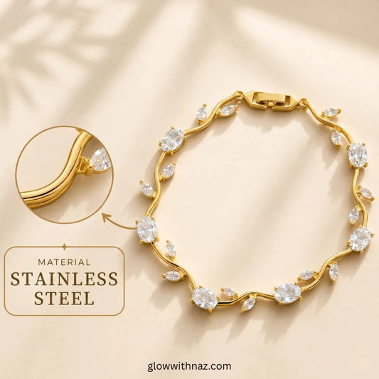 Premium White Tulip Bracelets in Pakistan | Aesthetic Floral Bracelets