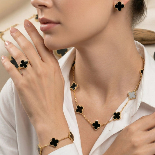 Royal Clover 4-Piece Complete Jewellery Set