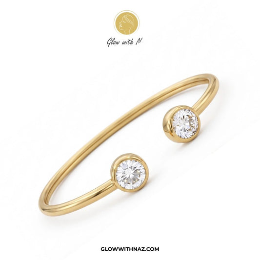BUNDLE OFFER: Zircon Open Cuff Bangle & Screw Hand Cuff Bracelet - BUNDLE OFFER: Zircon Open Cuff Bangle & Screw Hand Cuff BraceletJewelryGlow With NazGlow With NazBUNDLE OFFER: Zircon Open Cuff Bangle & Screw Hand Cuff Bracelet