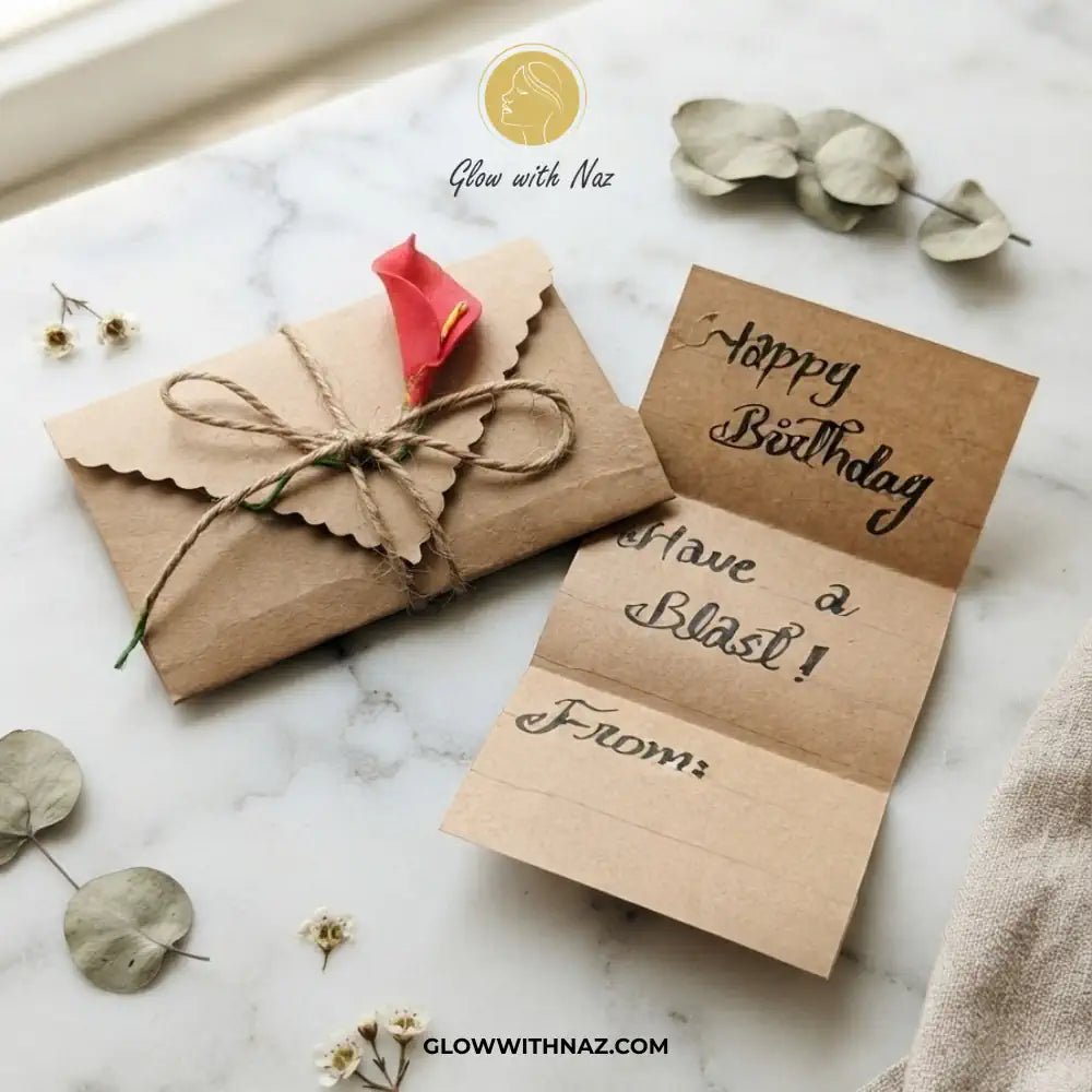 Customized Vintage Note with Envelop and Flower for Your Loved Ones - Customized Vintage Note with Envelop and Flower for Your Loved OnesJewelryGlow With NazGlow With NazGE001Customized Vintage Note with Envelop and Flower for Your Loved Ones