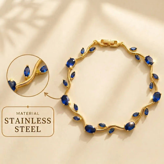 Premium Blue Tulip Bracelet | Rapunzel Floral Stainless Steel Bracelet - Premium Blue Tulip Bracelet | Rapunzel Floral Stainless Steel BraceletJewelryGlow With NazGlow With NazTB007TB007Premium Blue Tulip Bracelet | Rapunzel Floral Stainless Steel Bracelet