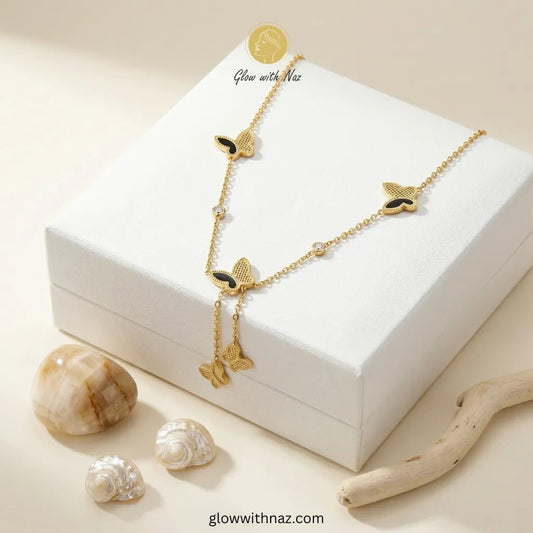 Trendy Butterfly Shape Jewelry Set - Trendy Butterfly Shape Jewelry SetJewelryGlow With NazGlow With NazN-N008N-N008Trendy Butterfly Shape Jewelry Set