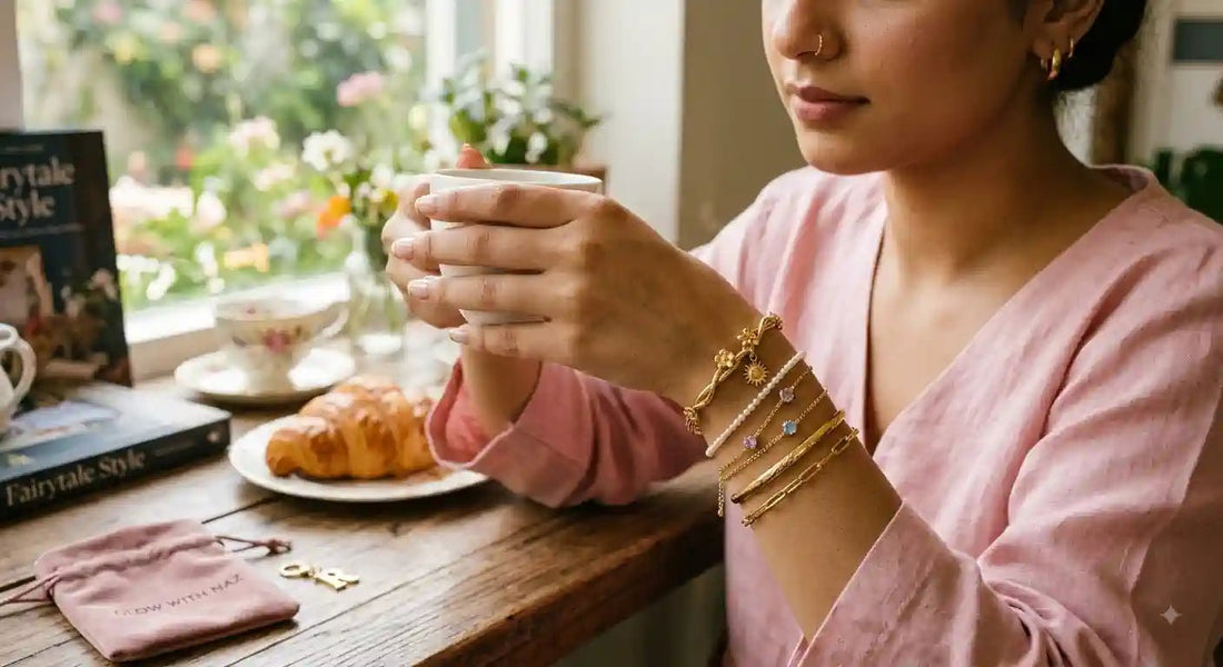 5 Ways to Layer and Stack Your Rapunzel Bracelet - Glow With Naz