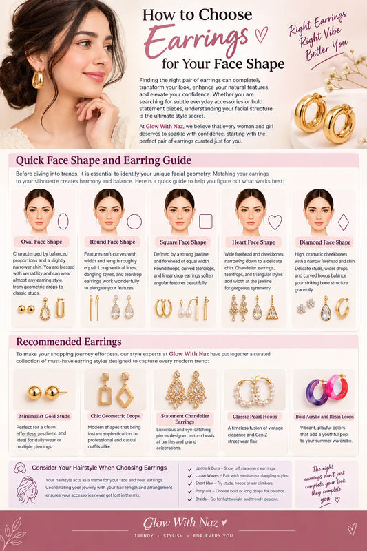 How to Choose Earrings for Your Face Shape