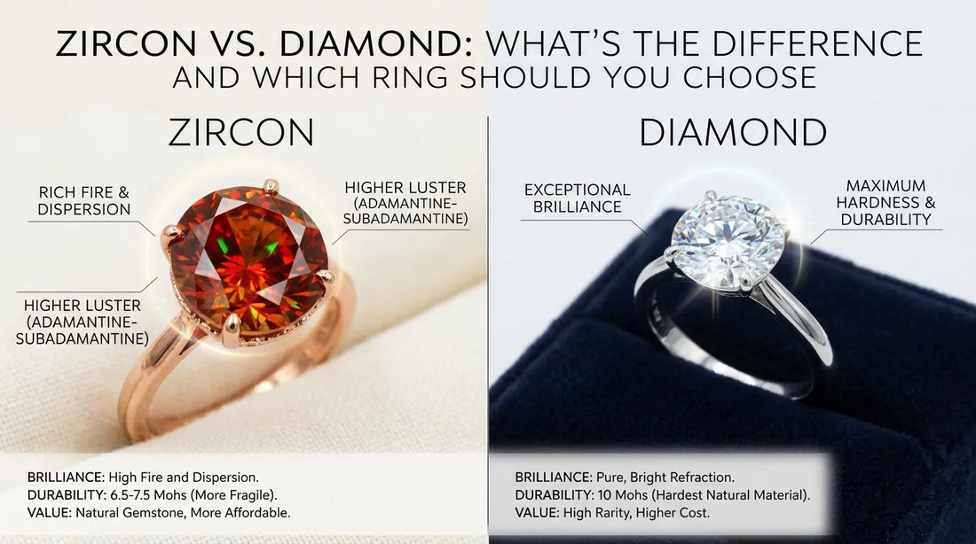 Zircon vs. Diamond: What's the Difference and Which Ring Should You Choose