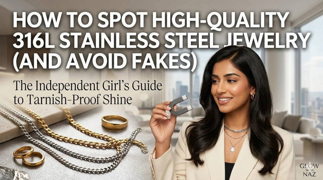 How to Spot High-Quality 316L Stainless Steel Jewelry (And Avoid Fakes) - Glow With Naz