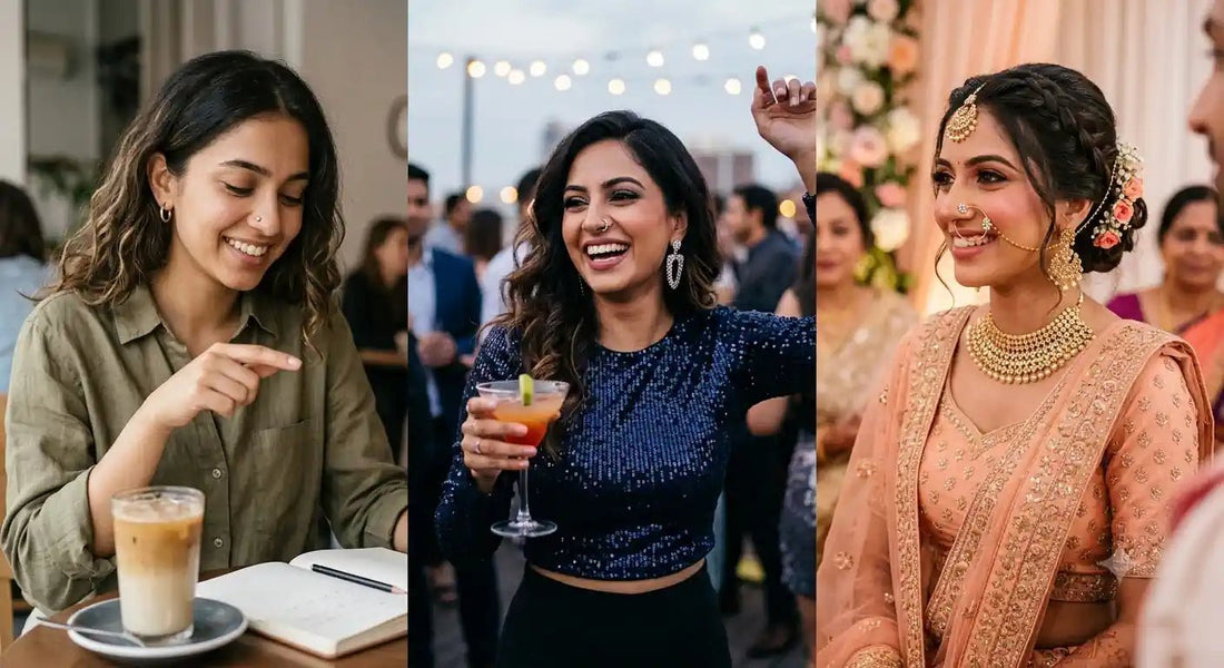 How to Style a Zarfoon Nose Pin for Daily Wear, Parties, and Weddings - Glow With Naz