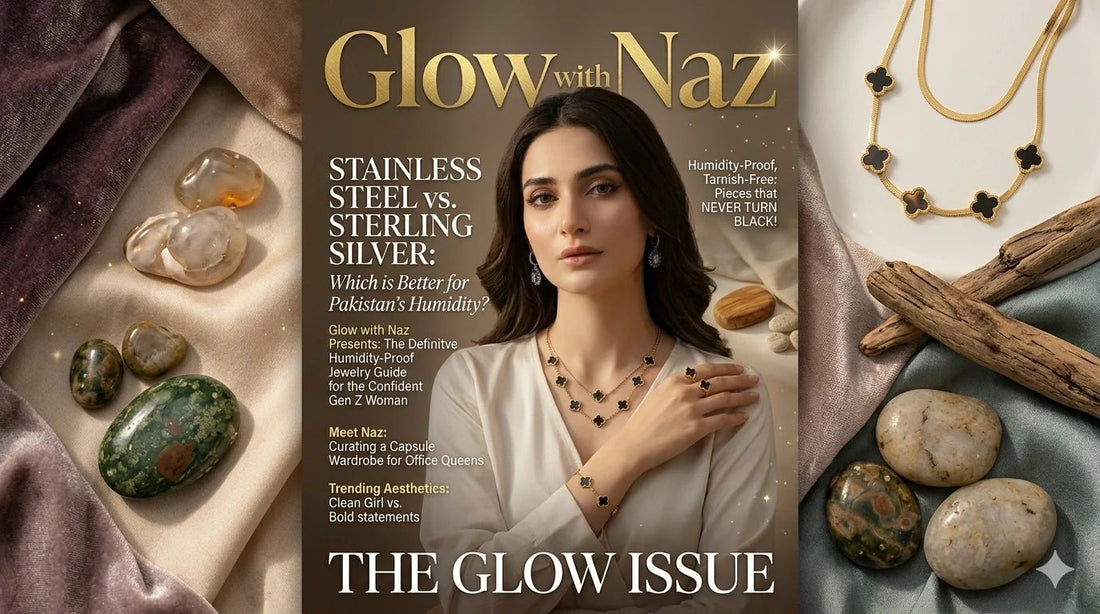 Stainless Steel vs. Sterling Silver: Which is Better for Pakistan’s Humidity? - Glow With Naz