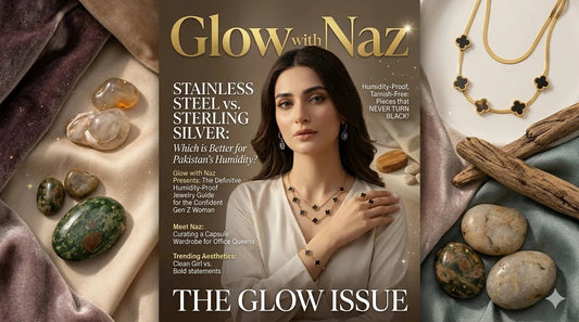 Stainless Steel vs. Sterling Silver: Which is Better for Pakistan’s Humidity? - Glow With Naz