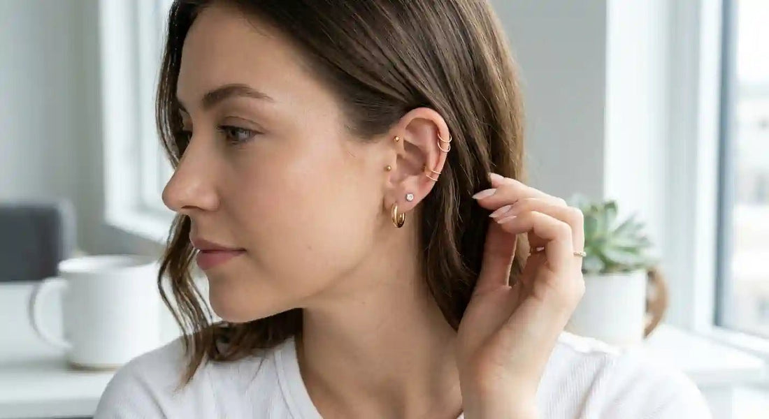 The Clean Girl Aesthetic: 5 Minimalist Stainless Steel Earrings for Everyday Wear - Glow With Naz