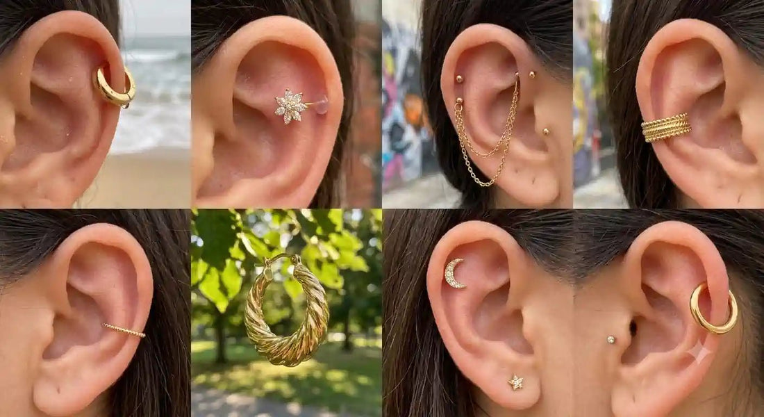 Trendy Helix Earrings: 7 Cartilage Jewelry Trends You Need to Try - Glow With Naz