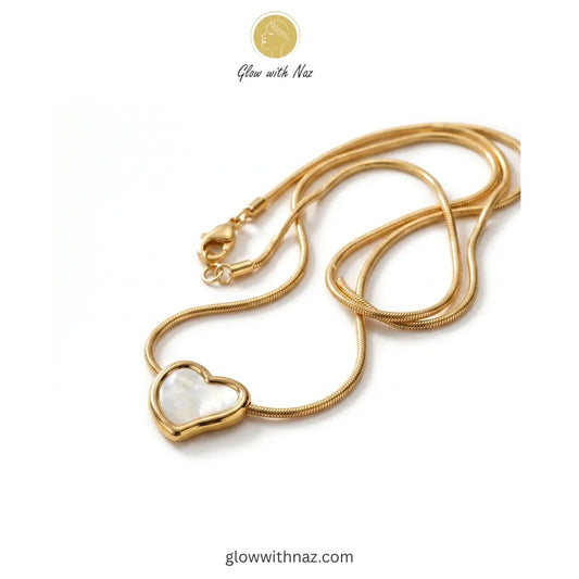 18K Gold Plated Heart Pendant Necklace