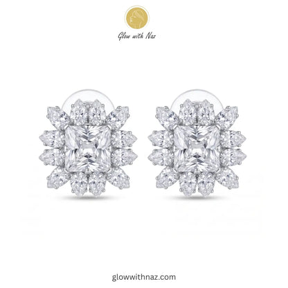 Diamond-Style Formal Ear Studs Earrings