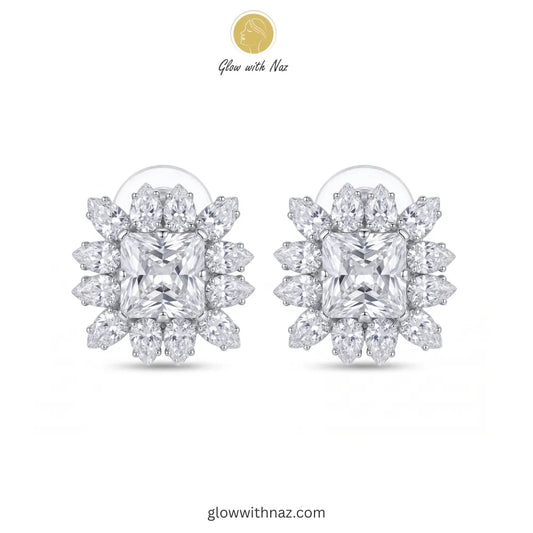 Diamond-Style Formal Ear Studs Earrings