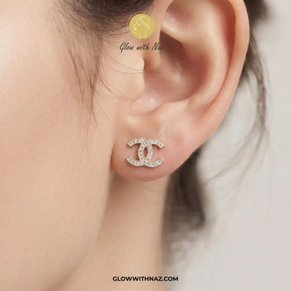 Mini Zircon Channel Stud Earrings - Trending Minimalist Stone Studs