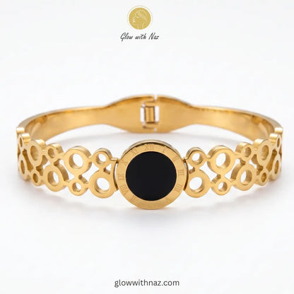 Eterna Roman Medallion Hand Cuff Bracelets