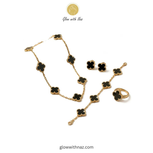 Royal Clover 4-Piece Complete Jewellery Set