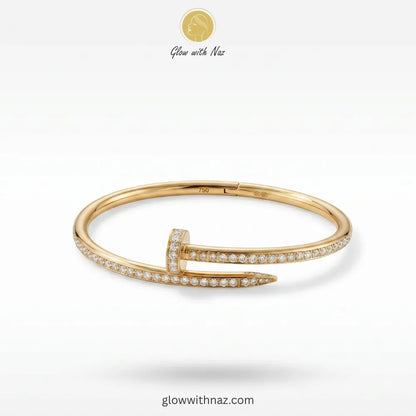 Luxury Cuff Nail Bangle Bracelet