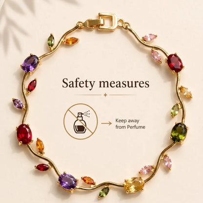Multi Color Tulip Bracelet - High-Quality Artificial Jewellery by Glow with Naz