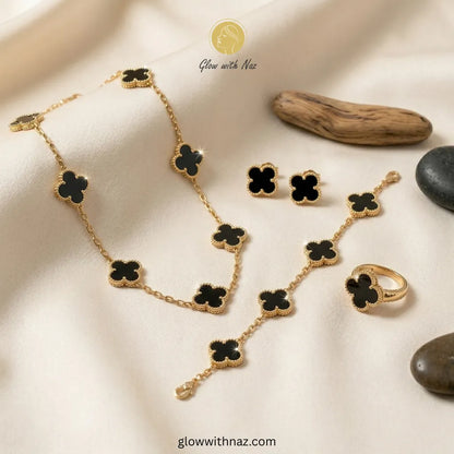 Royal Clover 4-Piece Complete Jewellery Set