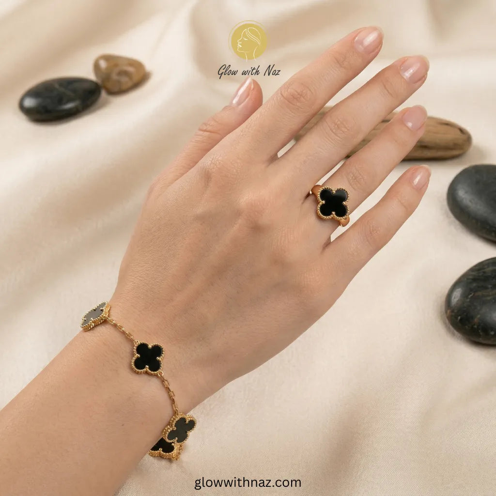 Royal Clover 4-Piece Complete Jewellery Set
