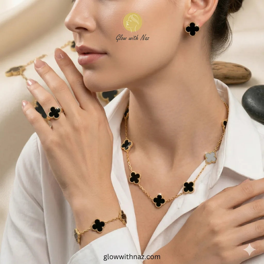 Royal Clover 4-Piece Complete Jewellery Set