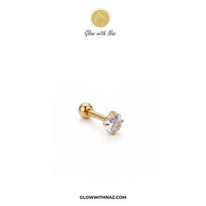Diamond Zircon Nose Pin & Helix Piercing Jewelry