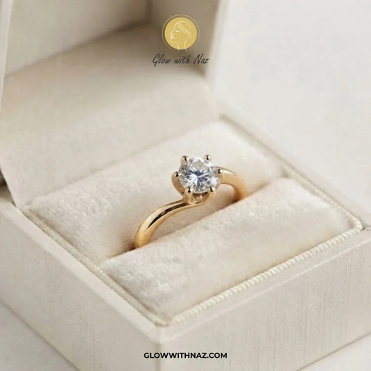 6-Grip Solitaire Big Diamond Ring
