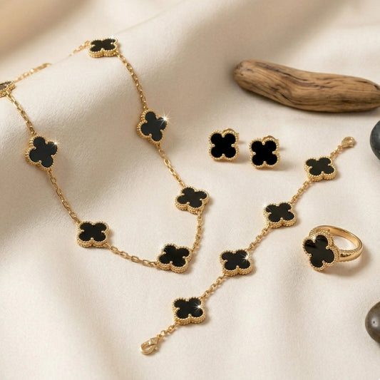 Royal Clover 4-Piece Complete Jewellery Set