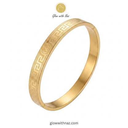 Stainless Steel Greek Key Bracelet