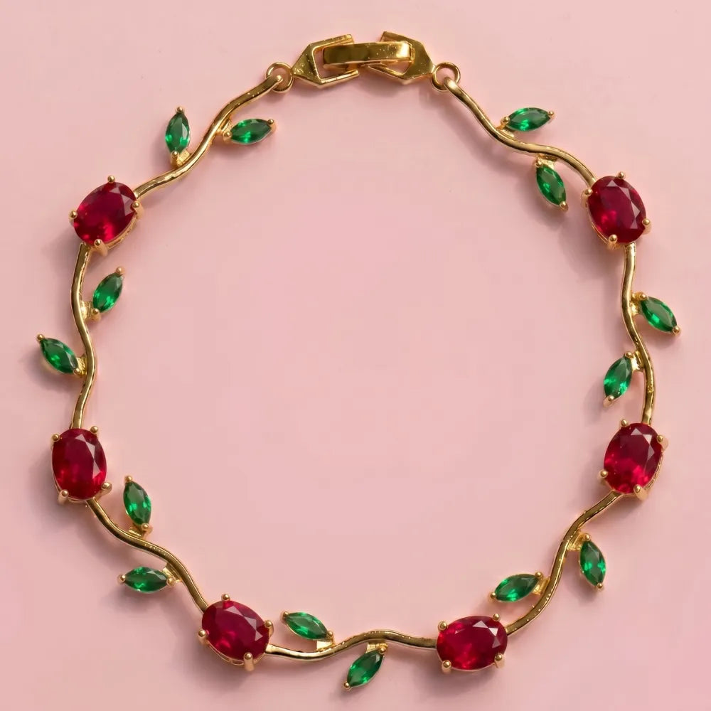 Premium Tulip Bracelet | Rapunzel Floral Stainless Steel Bracelet