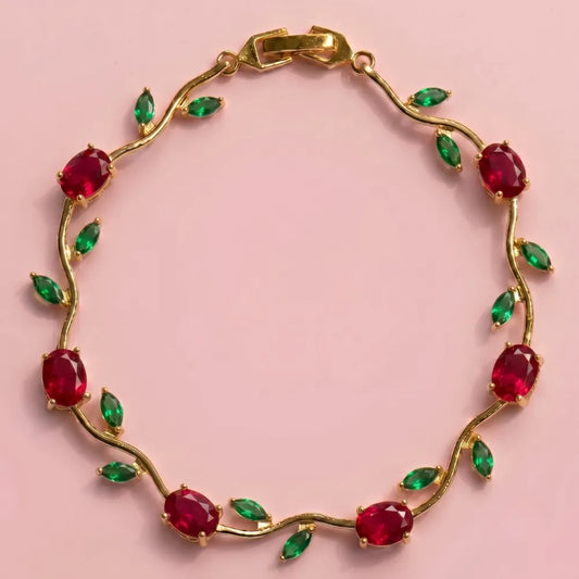 Premium Tulip Bracelet | Rapunzel Floral Stainless Steel Bracelet