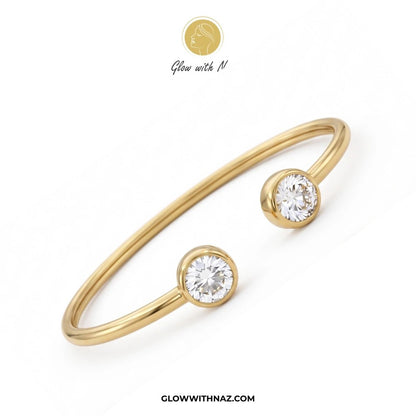 BUNDLE OFFER: Zircon Open Cuff Bangle & Screw Hand Cuff Bracelet - BUNDLE OFFER: Zircon Open Cuff Bangle & Screw Hand Cuff BraceletJewelryGlow With NazGlow With NazBUNDLE OFFER: Zircon Open Cuff Bangle & Screw Hand Cuff Bracelet