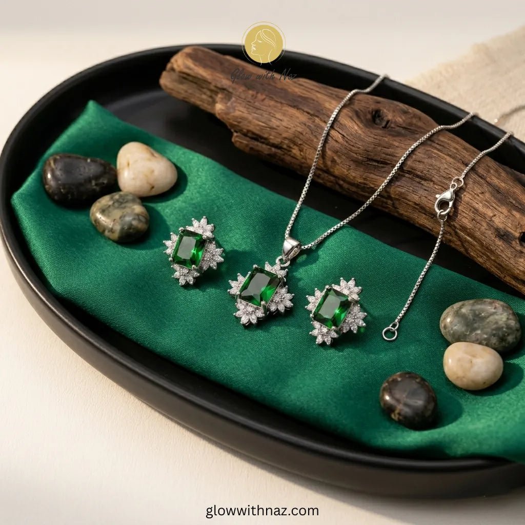 Elegant Sun Flower Style Necklace & Earrings Set - Elegant Sun Flower Style Necklace & Earrings SetJewelryGlow With NazGlow With NazN-N012N-N012Elegant Sun Flower Style Necklace & Earrings Set