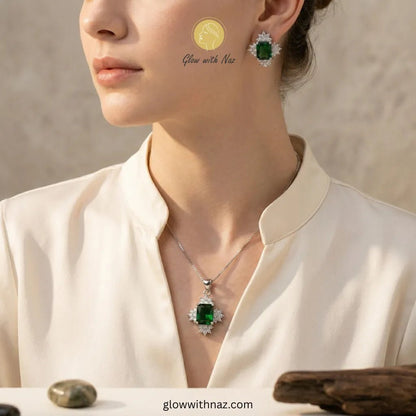Elegant Sun Flower Style Necklace & Earrings Set - Elegant Sun Flower Style Necklace & Earrings SetJewelryGlow With NazGlow With NazN-N012N-N012Elegant Sun Flower Style Necklace & Earrings Set