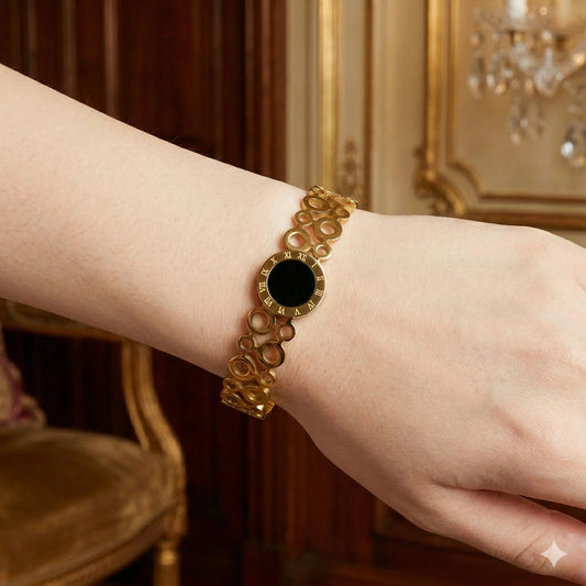 Eterna Circle Cuff – Timeless Roman Elegance - Eterna Circle Cuff – Timeless Roman EleganceJewelryGlow with NazGlow With NazN-B007Eterna Circle Cuff – Timeless Roman Elegance