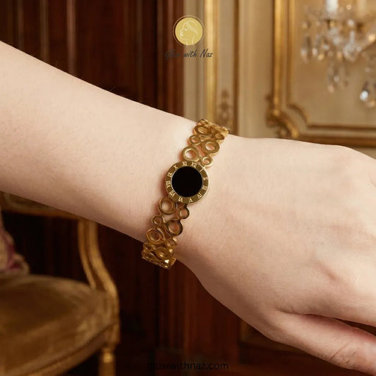Eterna Roman Medallion Hand Cuff Bracelets - Eterna Roman Medallion Hand Cuff BraceletsJewelryGlow with NazGlow With NazN-B007N-B007Eterna Roman Medallion Hand Cuff Bracelets