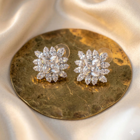 High Brilliance Diamond - Style & Sunburst Halo - High Brilliance Diamond - Style & Sunburst HaloJewelryGlow with NazGlow With NazN-E008High Brilliance Diamond - Style & Sunburst Halo