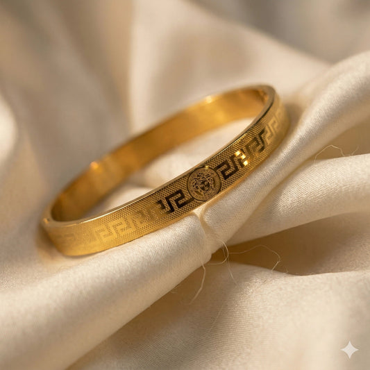 Stainless Steel Greek Bracelet – Luxury Greca Design Jewelry - Stainless Steel Greek Bracelet – Luxury Greca Design JewelryJewelryGlow with NazGlow With NazN-B003Stainless Steel Greek Bracelet – Luxury Greca Design Jewelry