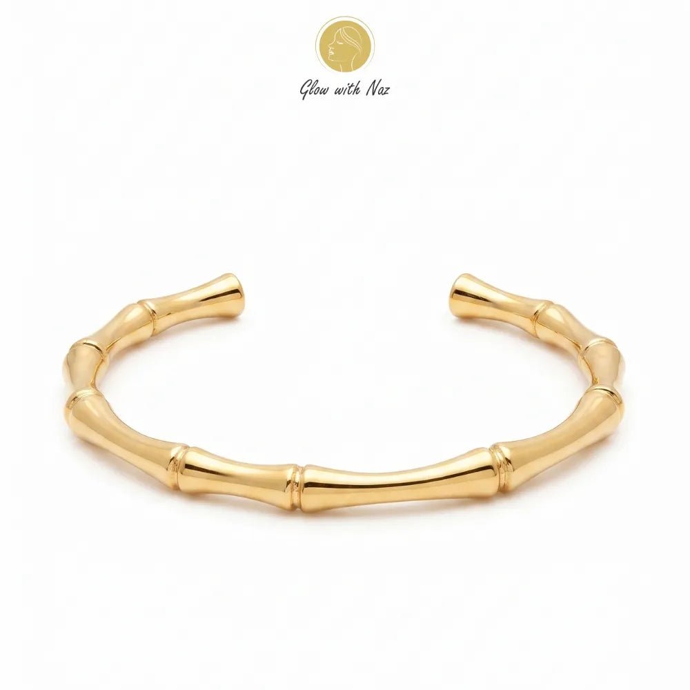 Stunning Stainless Steel Bone Cuff Bracelet - Stunning Stainless Steel Bone Cuff BraceletJewelryGlow With NazGlow With NazB0057B0057The viral trending hand cuff bracelet for women gold, beautifully presented for premium gift ideas.