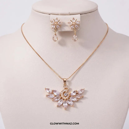 Tarnish-Free Trending Peacock Earring & Pendant Set - #Tarnish-Free Trending Peacock Earring & Pendant SetJewelryGlow With NazGlow With NazN0069Tarnish-Free Trending Peacock Earring & Pendant Set#